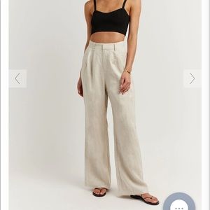 DISSH Norah Natural linen pants - size US 10